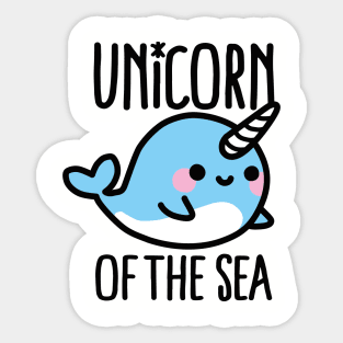 Unicorn of the sea Sticker